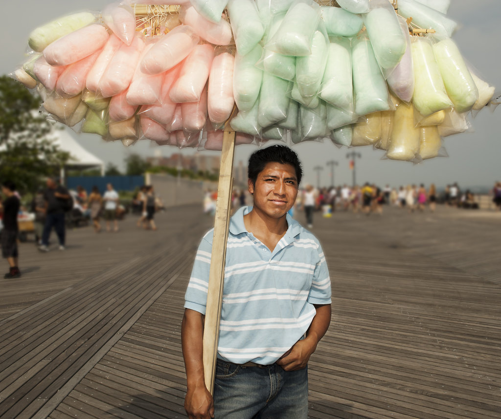 Manny, Illegal Cotton Candy Sales, Coney Island